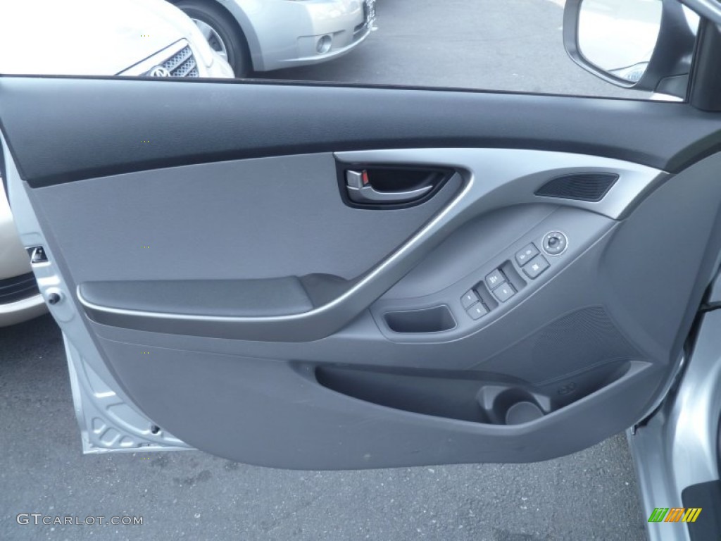 2011 Hyundai Elantra GLS Black Door Panel Photo #59451863