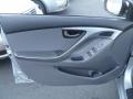 Black 2011 Hyundai Elantra GLS Door Panel
