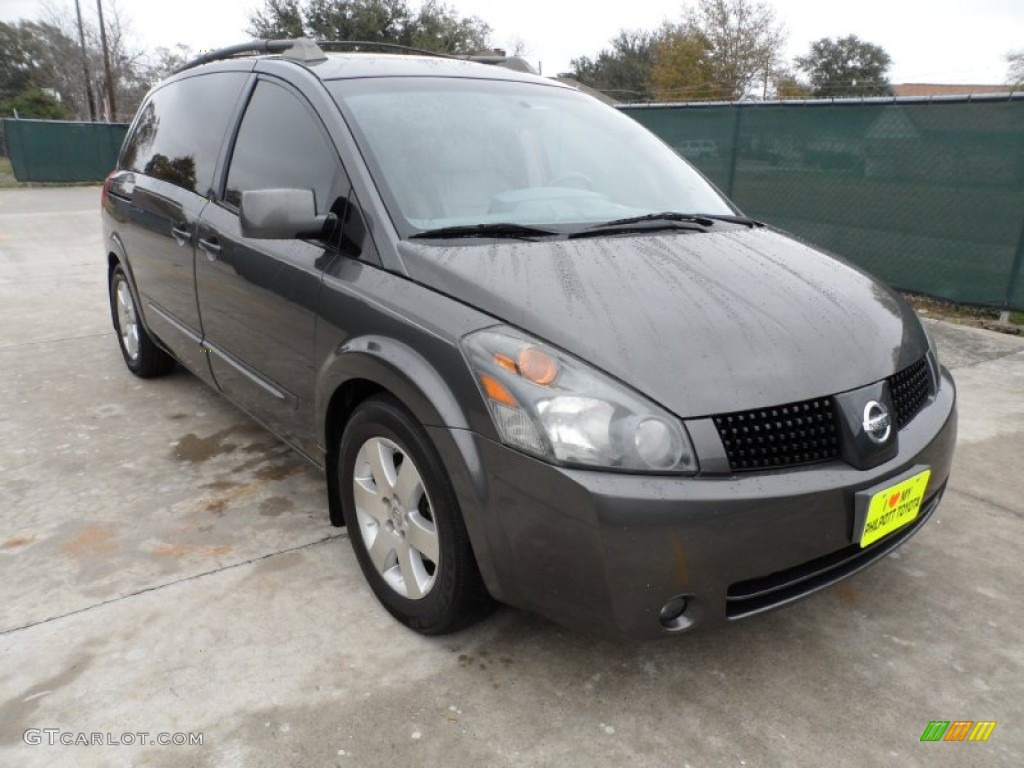 Smoke Gray Metallic Nissan Quest