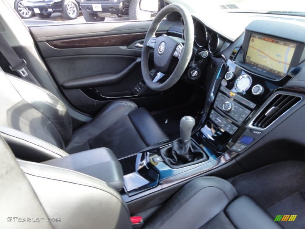 Ebony Interior 2011 Cadillac CTS -V Sedan Photo #59452829