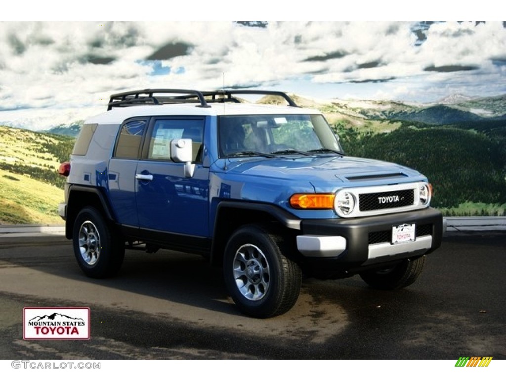 2012 FJ Cruiser 4WD - Cavalry Blue / Dark Charcoal photo #1