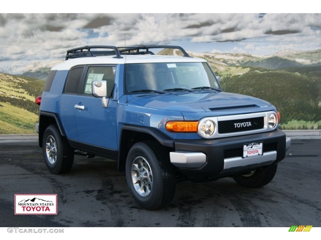 2012 FJ Cruiser 4WD - Cavalry Blue / Dark Charcoal photo #1