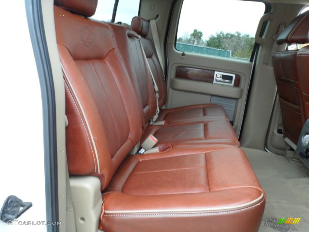 Chaparral Leather/Camel Interior 2009 Ford F150 Lariat SuperCrew 4x4 Photo #59455298