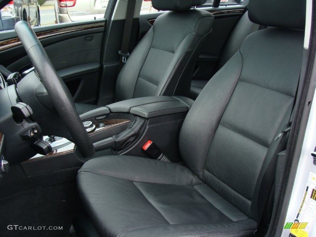 Black Interior 2008 BMW 5 Series 528xi Sedan Photo #59455307