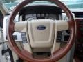 Chaparral Leather/Camel 2009 Ford F150 Lariat SuperCrew 4x4 Steering Wheel