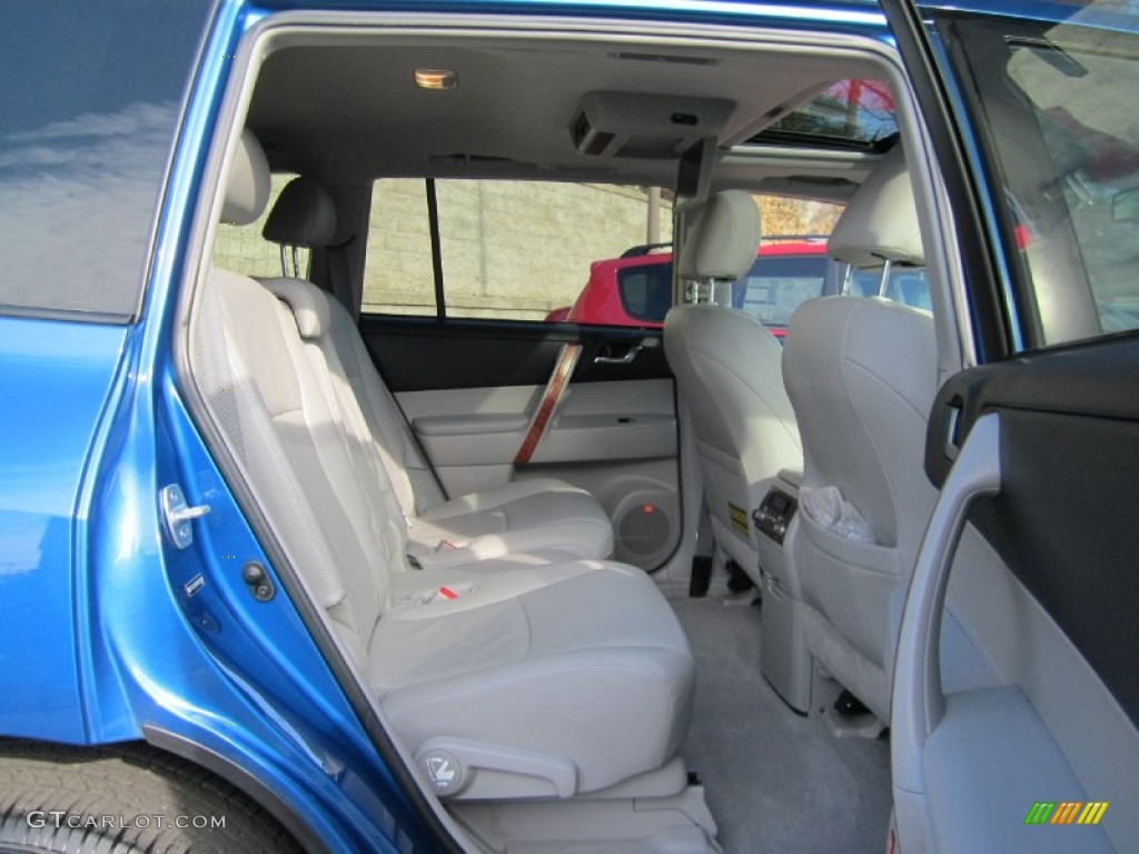 2008 Highlander Limited 4WD - Blue Streak Metallic / Ash Gray photo #16