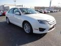 2012 White Platinum Tri-Coat Ford Fusion SEL  photo #7