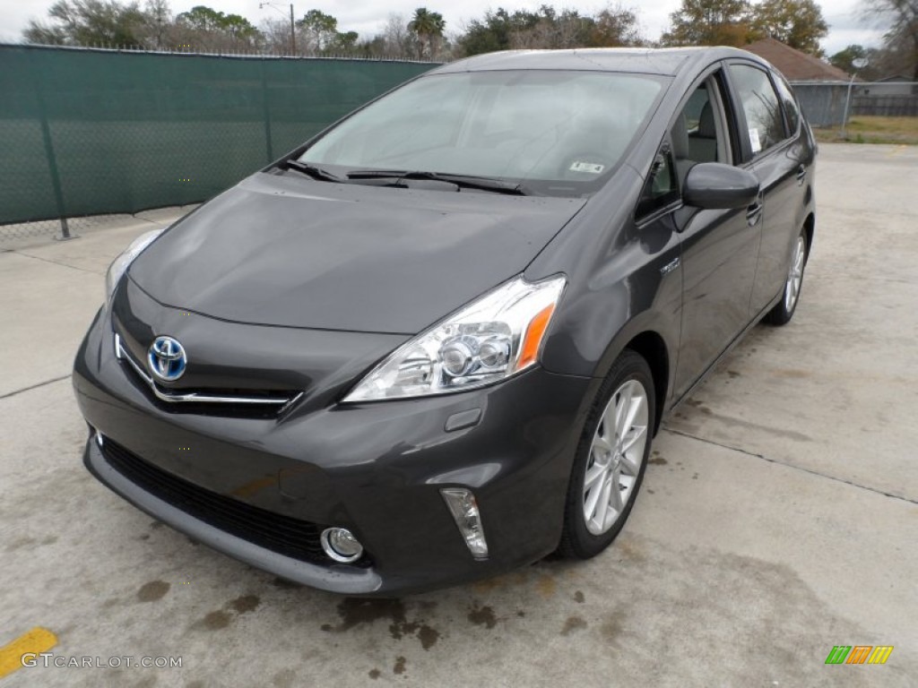 2012 Prius v Five Hybrid - Magnetic Gray Metallic / Misty Gray photo #7