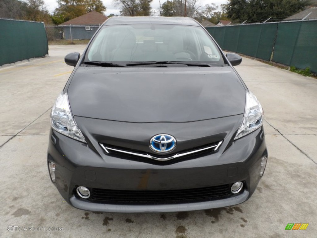 2012 Prius v Five Hybrid - Magnetic Gray Metallic / Misty Gray photo #8