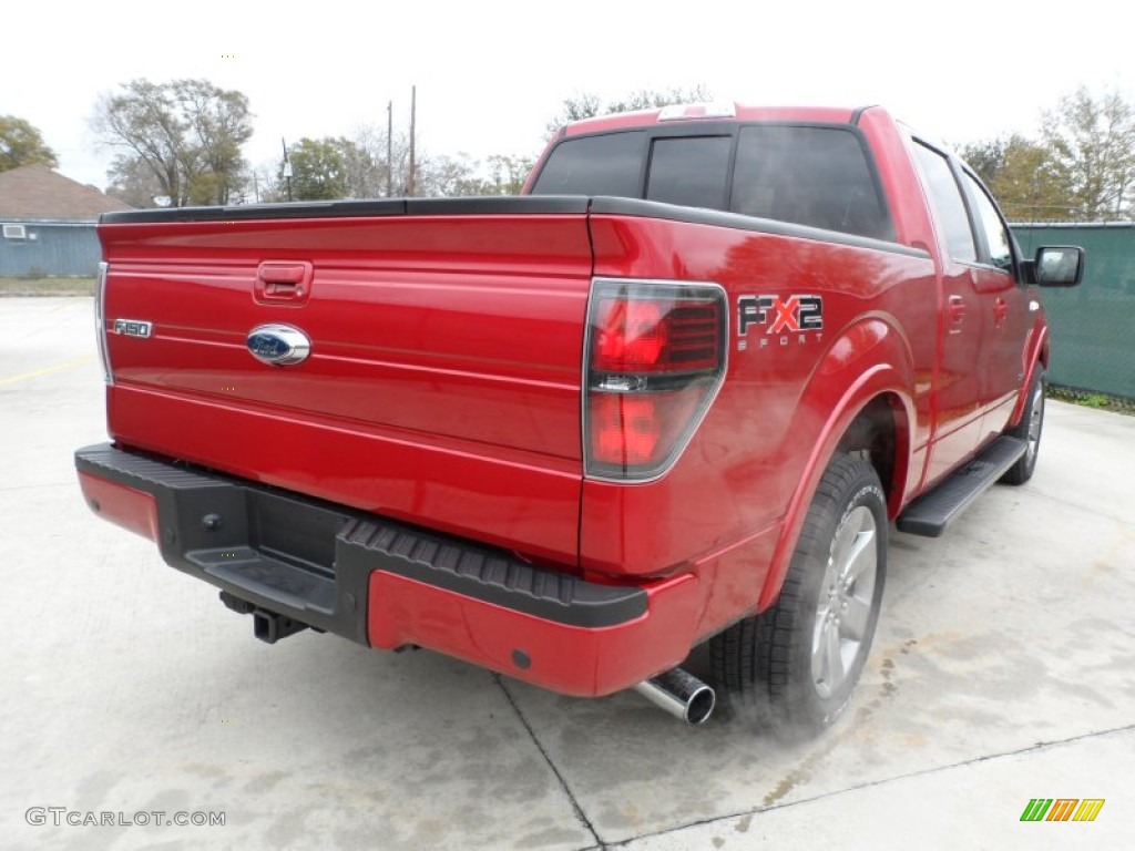 2011 F150 FX2 SuperCrew - Red Candy Metallic / Black photo #3