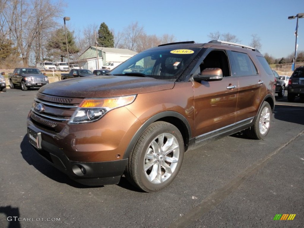 2012 Explorer Limited - Golden Bronze Metallic / Charcoal Black/Pecan photo #1