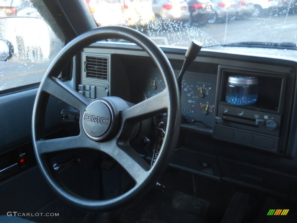 1993 Sierra 1500 SLE Regular Cab - Indigo Blue Metallic / Dark Blue photo #4