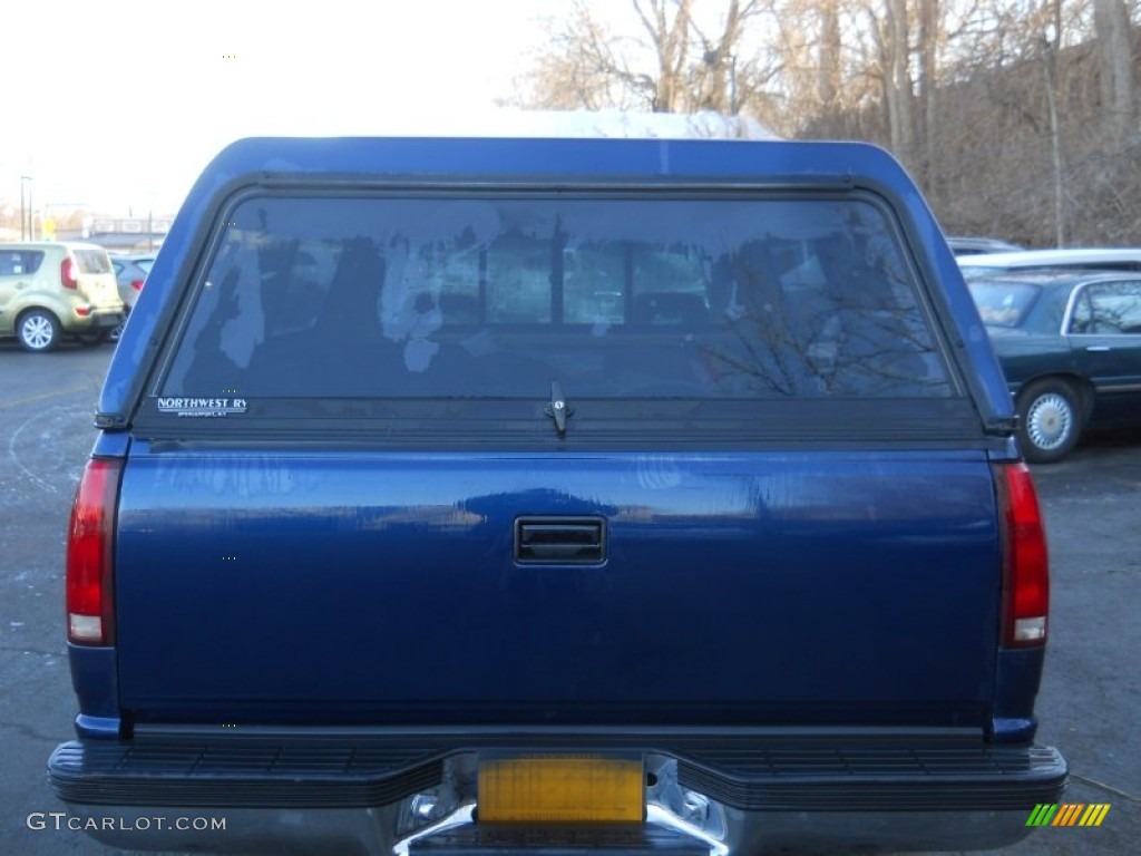 1993 Sierra 1500 SLE Regular Cab - Indigo Blue Metallic / Dark Blue photo #8