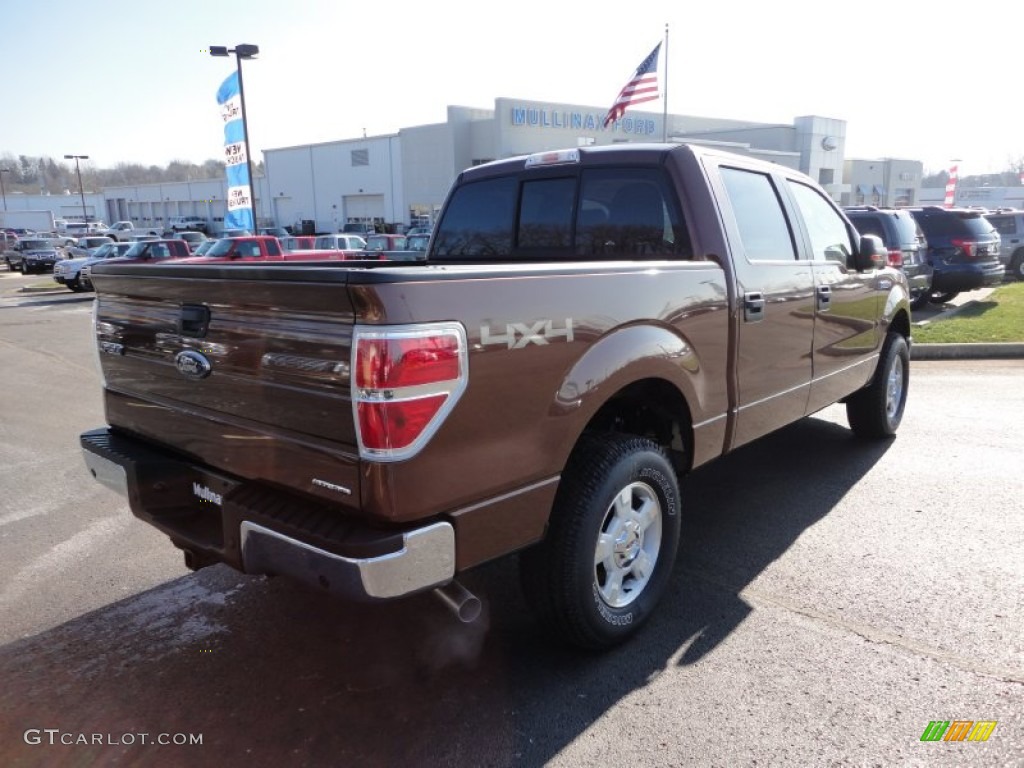 2012 F150 XLT SuperCrew 4x4 - Golden Bronze Metallic / Pale Adobe photo #5