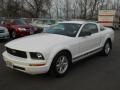 2007 Performance White Ford Mustang V6 Deluxe Coupe  photo #1