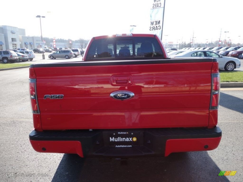 2012 F150 FX4 SuperCab 4x4 - Race Red / Black photo #4