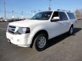 2012 White Platinum Tri-Coat Ford Expedition EL Limited 4x4  photo #1