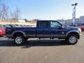 2012 Dark Blue Pearl Metallic Ford F350 Super Duty Lariat Crew Cab 4x4  photo #6