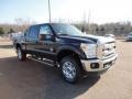 2012 Tuxedo Black Metallic Ford F250 Super Duty Lariat Crew Cab 4x4  photo #7