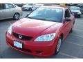 2004 Rally Red Honda Civic Value Package Coupe  photo #3