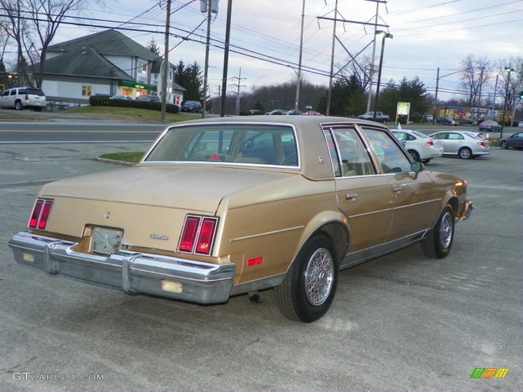 1987 Cutlass Supreme Brougham - Sungold Metallic / Beige photo #3
