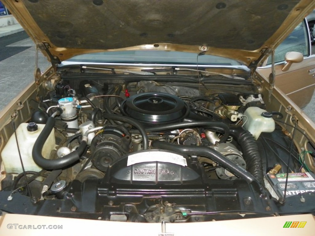 1987 Cutlass Supreme Brougham - Sungold Metallic / Beige photo #8