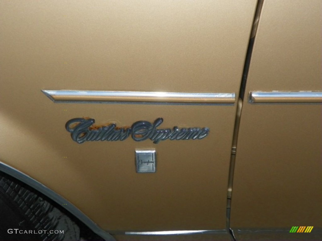 1987 Cutlass Supreme Brougham - Sungold Metallic / Beige photo #10