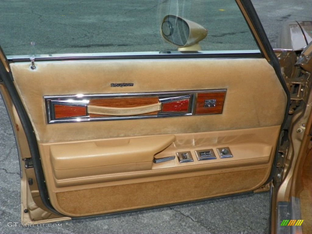 1987 Cutlass Supreme Brougham - Sungold Metallic / Beige photo #12