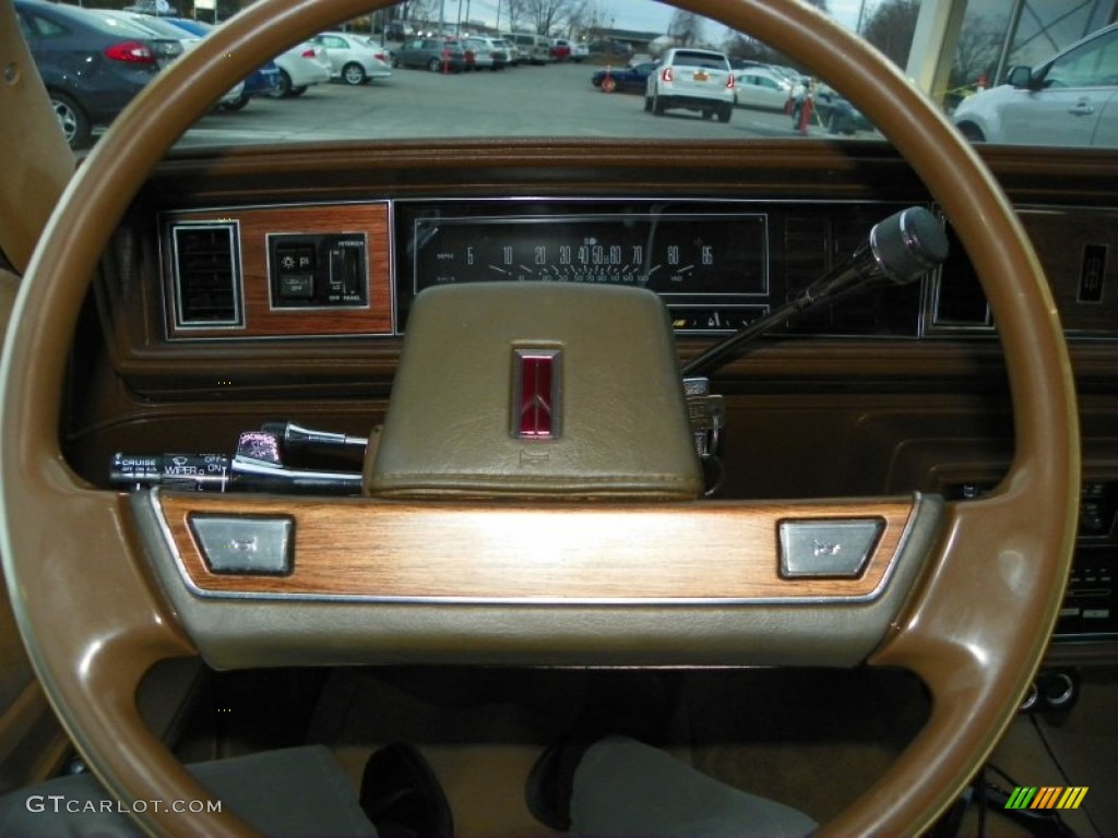 1987 Cutlass Supreme Brougham - Sungold Metallic / Beige photo #14