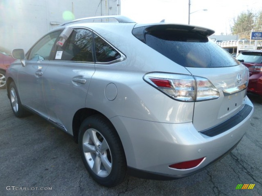 2012 RX 350 AWD - Tungsten Silver Metallic / Black photo #2