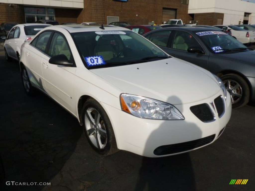 2007 G6 GTP Sedan - Ivory White / Light Taupe photo #1