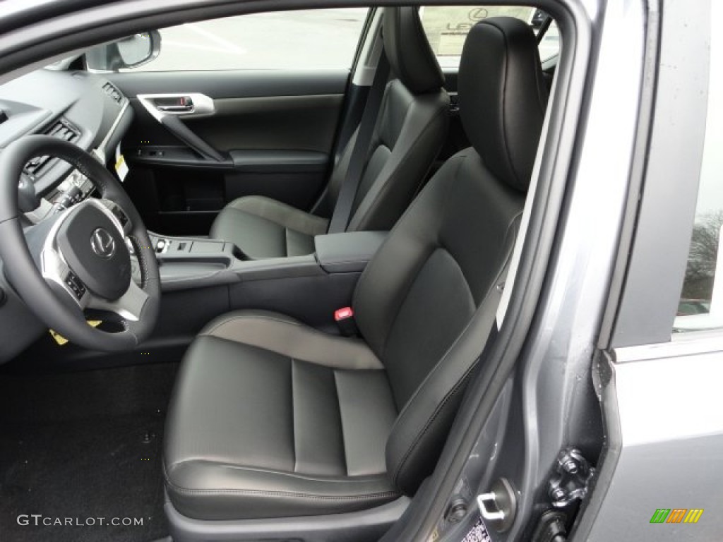 Black Interior 2012 Lexus CT 200h Hybrid Premium Photo #59464409