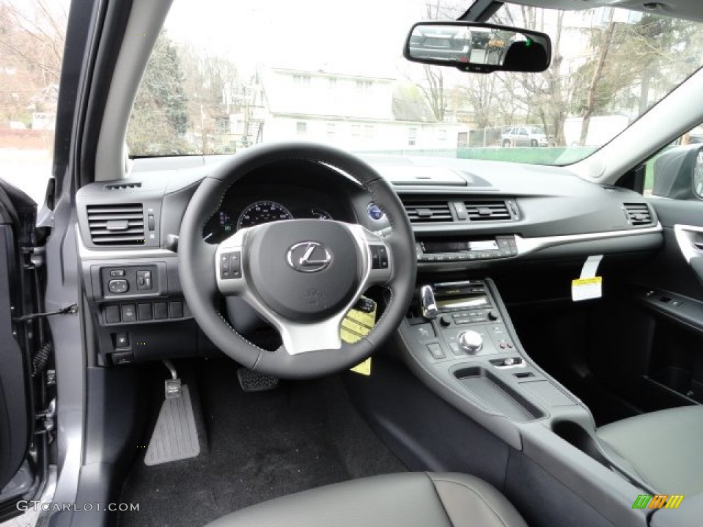 2012 Lexus CT 200h Hybrid Premium Black Dashboard Photo #59464427