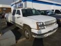 2004 Summit White Chevrolet Silverado 3500HD LT Crew Cab 4x4 Dually  photo #1