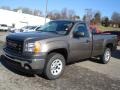 2012 Mocha Steel Metallic GMC Sierra 1500 Regular Cab 4x4  photo #2