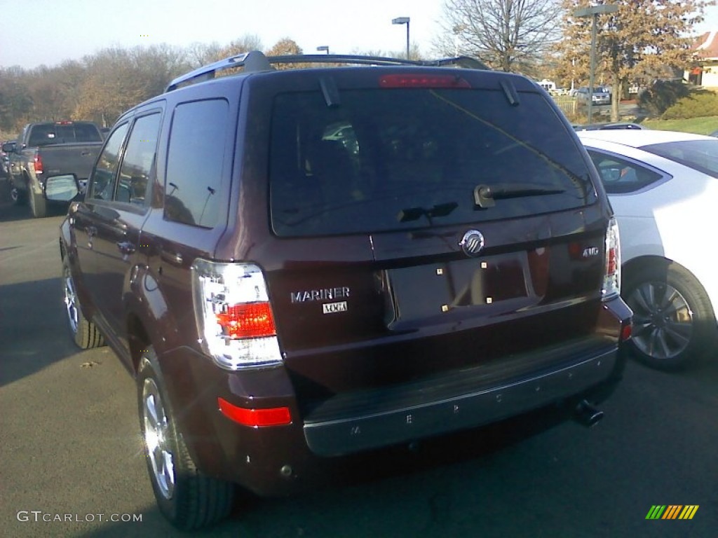 2009 Mariner VOGA Package 4WD - Black Cherry Ice Metallic / Cashmere Leather/Charcoal Black photo #3