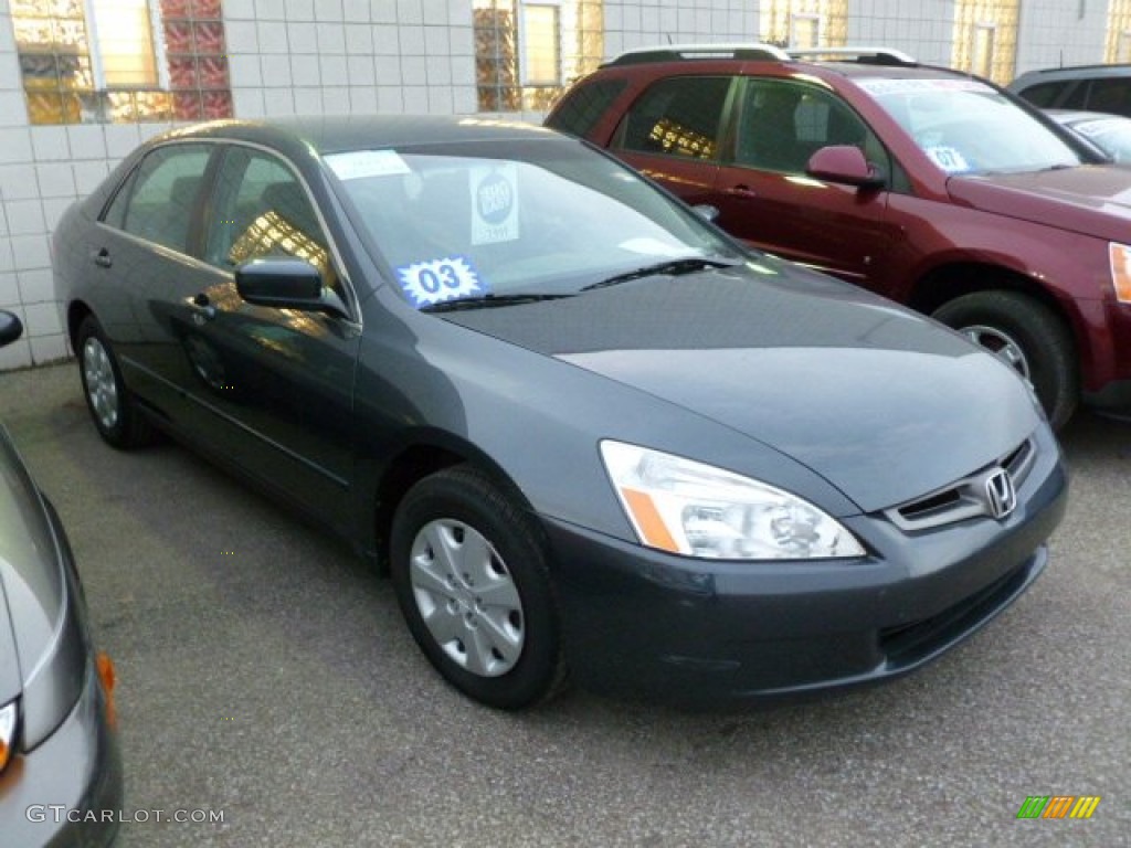 2003 Accord LX Sedan - Graphite Pearl / Gray photo #1