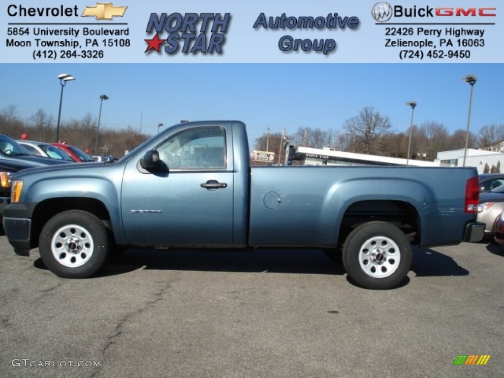 2012 Sierra 1500 Regular Cab - Stealth Gray Metallic / Dark Titanium photo #1