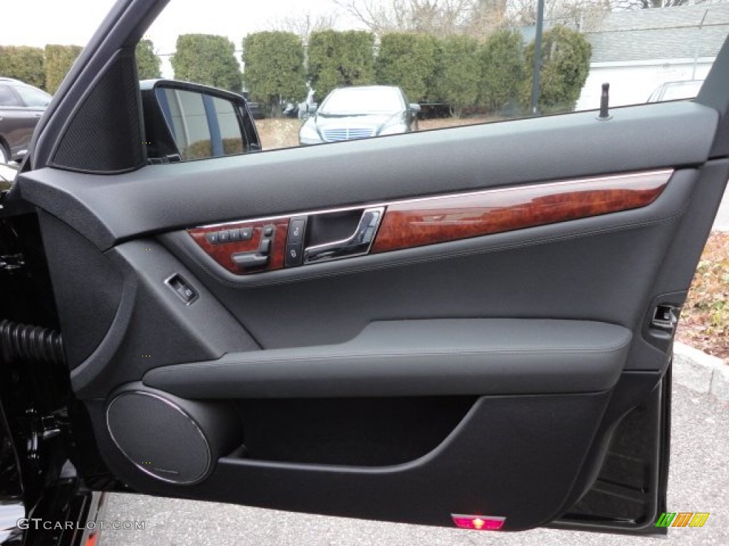 2011 Mercedes-Benz C 63 AMG Black Door Panel Photo #59468132