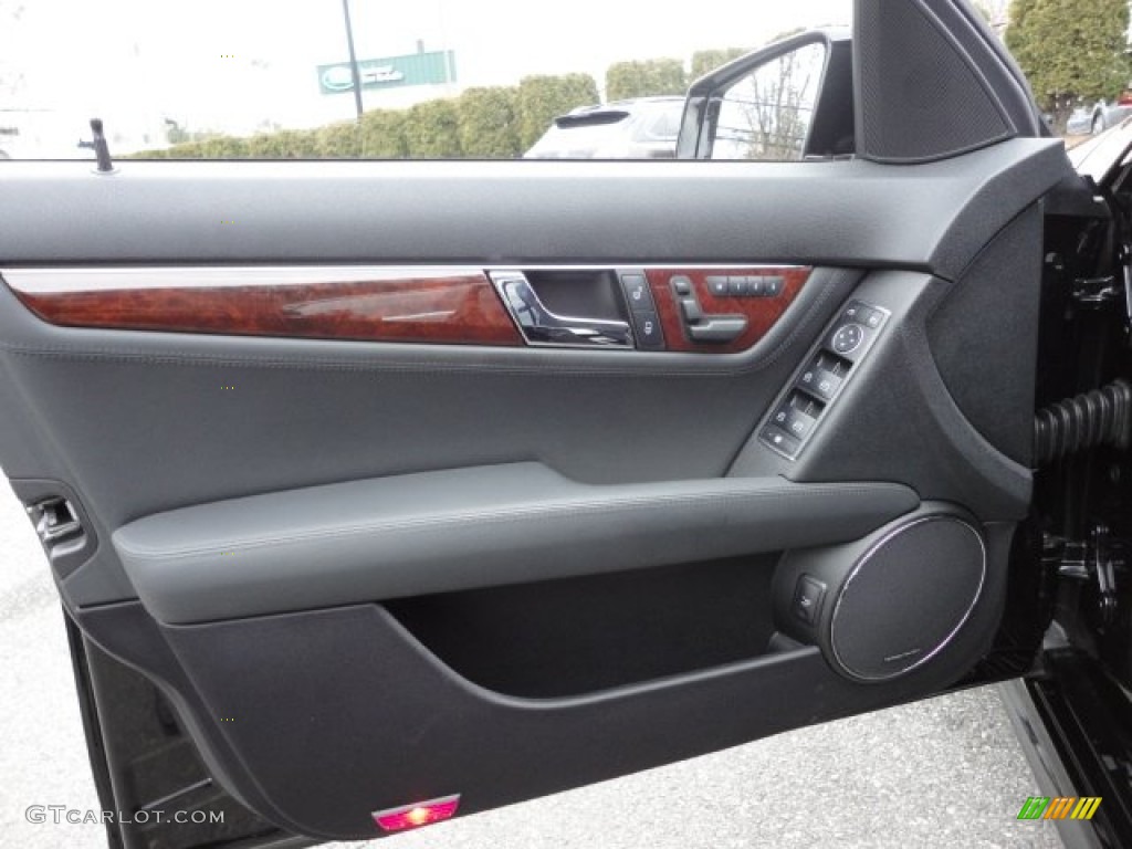 2011 Mercedes-Benz C 63 AMG Black Door Panel Photo #59468246
