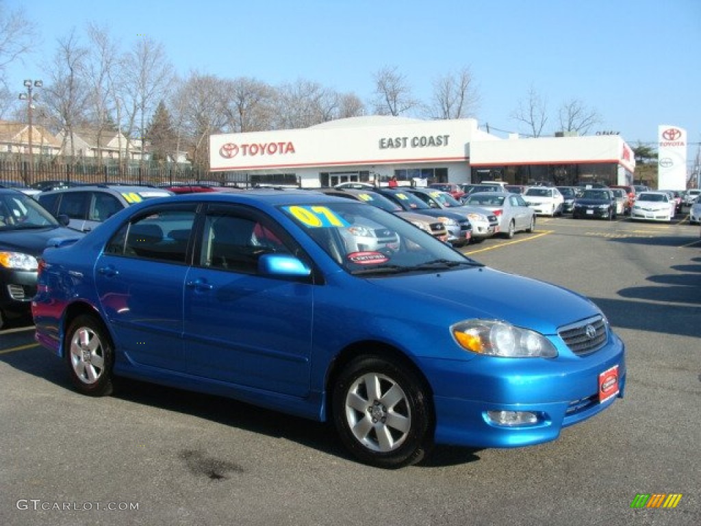 2007 Corolla S - Speedway Blue Metallic / Dark Charcoal photo #1