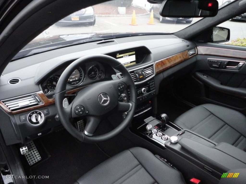 AMG Black Interior 2011 Mercedes-Benz E 63 AMG Sedan Photo #59468447