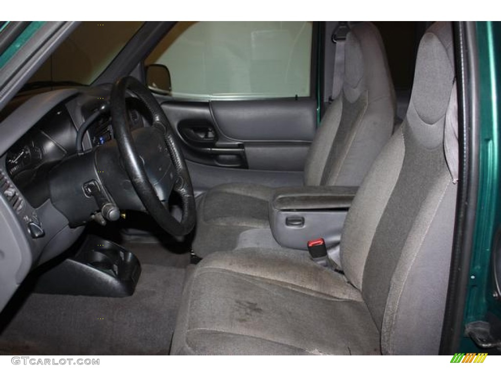 Medium Graphite Interior 2000 Ford Ranger XLT SuperCab 4x4 Photo #59469377