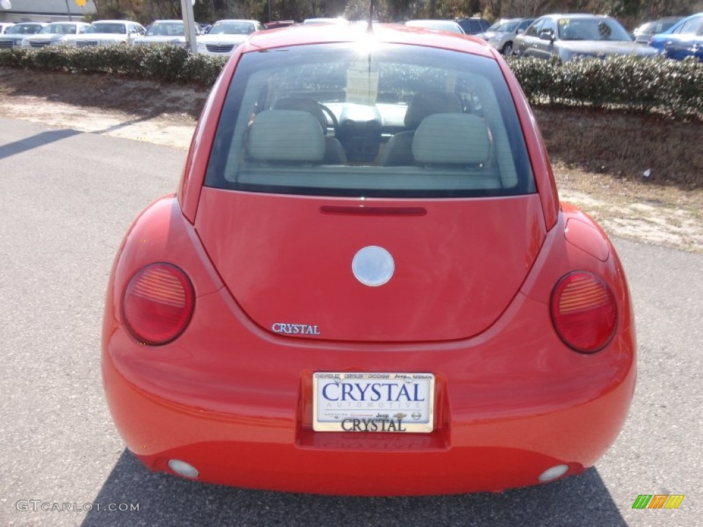 2003 New Beetle GLS Coupe - Sundown Orange / Cream photo #7