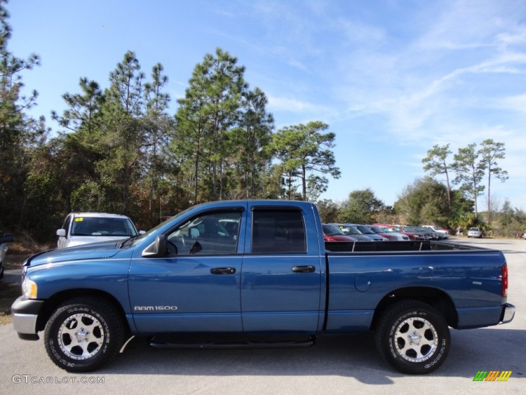 Atlantic Blue Pearl 2003 Dodge Ram 1500 SLT Quad Cab Exterior Photo #59471936