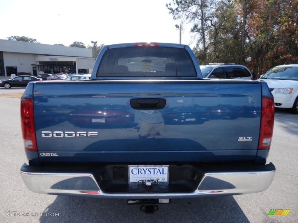 2003 Ram 1500 SLT Quad Cab - Atlantic Blue Pearl / Dark Slate Gray photo #7