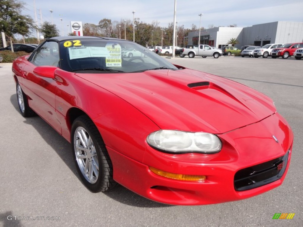2002 Camaro Z28 SS 35th Anniversary Edition Coupe - Bright Rally Red / Ebony Black photo #10