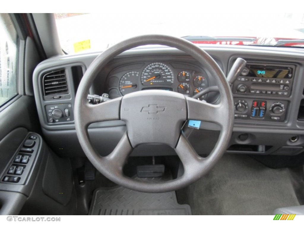 2007 Silverado 1500 Classic LS Crew Cab - Victory Red / Ebony Black photo #25