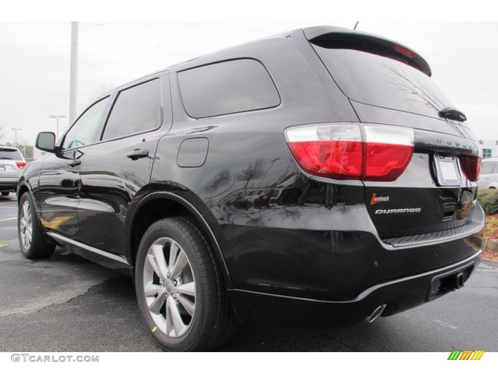 Brilliant Black Crystal Pearl 2012 Dodge Durango R/T Exterior Photo #59472797