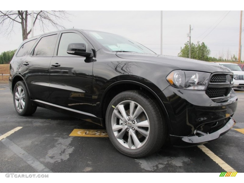 Brilliant Black Crystal Pearl 2012 Dodge Durango R/T Exterior Photo #59472809